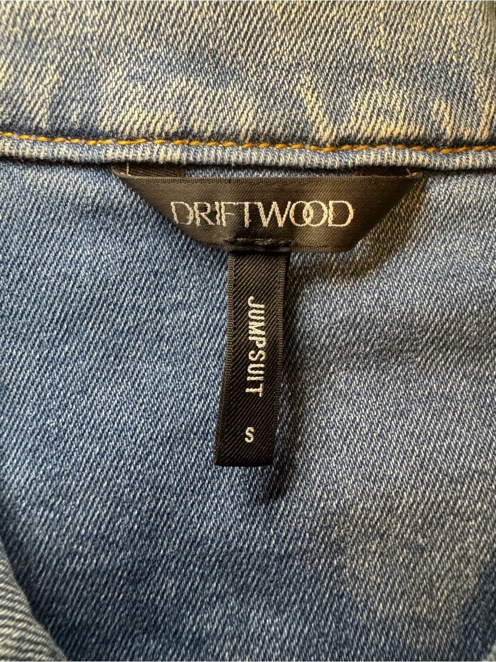 Driftwood Embroidered Denim Jumpsuit - Picture 7 of 8